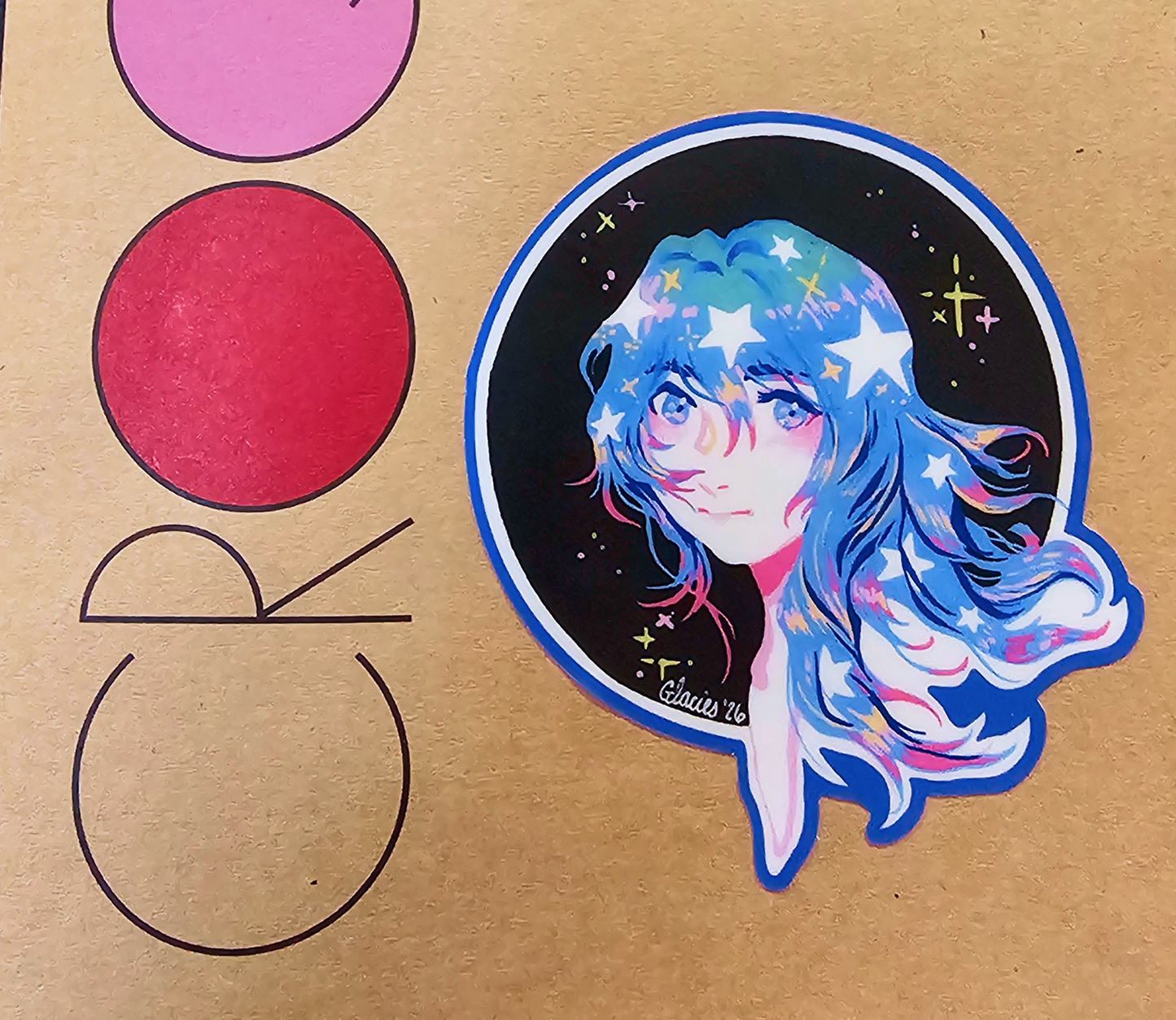 Iridescent Galaxy | Sticker