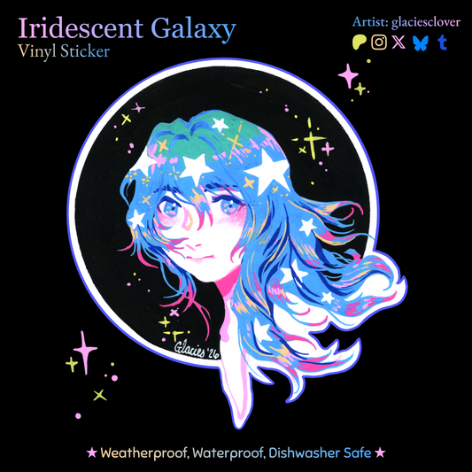 Iridescent Galaxy | Sticker