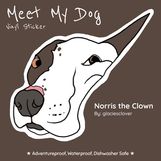 Meet My Dog: Norris | Sticker